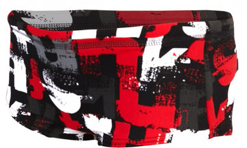 Toddler Boys Printed Trunks Branded Red
