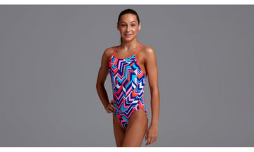 Girls Diamond Back One Piece Broken Arrow