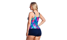 Load image into Gallery viewer, Womens Scoop Neck Tankini Brush Strokes
