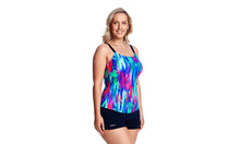 Load image into Gallery viewer, Womens Scoop Neck Tankini Brush Strokes
