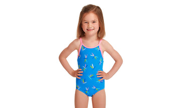 Toddler Girls Printed One Piece Buzz Bird