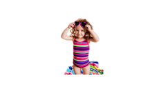 Load image into Gallery viewer, Toddler Girls Tankini &amp; Brief Two Piece Calabria Beach
