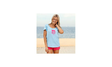 Girls Scoop Neck T-Shirt Other Cat and Goggles