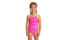 Load image into Gallery viewer, Toddler Girls Tankini &amp; Brief Two Piece Check Me Out
