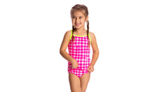 Load image into Gallery viewer, Toddler Girls Tankini &amp; Brief Two Piece Check Me Out
