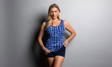 Load image into Gallery viewer, Womens Zip Front Tankini Checkin In
