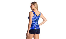Load image into Gallery viewer, Womens Zip Front Tankini Checkin In
