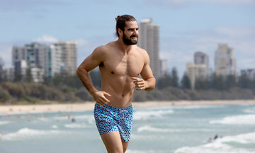 Mens Shorty Shorts Short Chevron Stream
