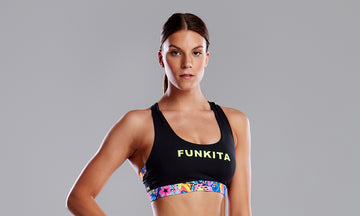 Womens Funkita X Fit Crop Top Club Tropo