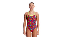 Load image into Gallery viewer, Girls Strapped In One Piece Code Breaker
