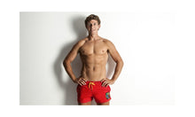 Load image into Gallery viewer, Mens Shorty Shorts Short Code Red
