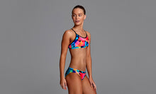 Load image into Gallery viewer, Girls Racerback Two Piece Colour Burst
