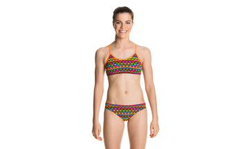 Girls Racerback Two Piece Colour Cubes