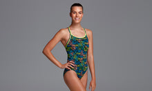 Load image into Gallery viewer, Womens Eco Diamond Back One Piece Colour Run
