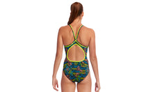 Load image into Gallery viewer, Womens Eco Diamond Back One Piece Colour Run
