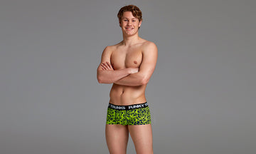 Mens Underwear Trunks Coral Gold