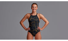 Load image into Gallery viewer, Womens Sky Hi One Piece Cracked Gold
