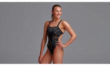 Load image into Gallery viewer, Womens Brace Free One Piece Cracked Gold
