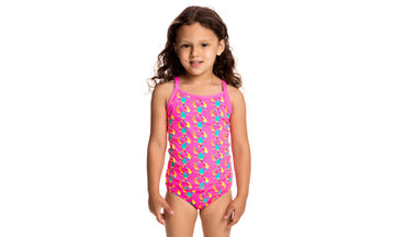 Toddler Girls Tankini & Brief Two Piece Cray Cray