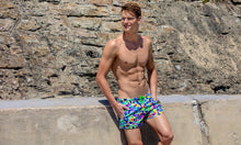Load image into Gallery viewer, Mens Shorty Shorts Short Crazy Cracks
