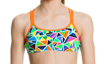 Load image into Gallery viewer, Girls Criss Cross Two Piece Crazy Cracks

