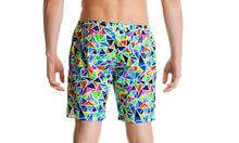 Load image into Gallery viewer, Mens Long Johnny Short Crazy Cracks
