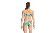 Load image into Gallery viewer, Girls Criss Cross Two Piece Crazy Cracks
