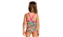 Load image into Gallery viewer, Toddler Girls Printed One Piece Crazy Crayon
