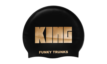 Silicone Swimming Cap Crown Jewels
