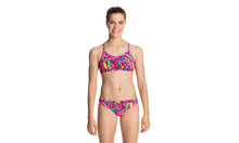 Load image into Gallery viewer, Girls Racerback Two Piece Crystal Clash
