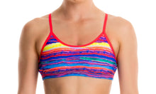 Load image into Gallery viewer, Girls Racerback Two Piece Crystal Wave

