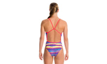 Load image into Gallery viewer, Girls Single Strap One Piece Crystal Wave
