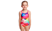 Load image into Gallery viewer, Toddler Girls Printed One Piece Cumulus
