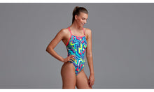 Load image into Gallery viewer, Womens Tie Me Tight One Piece Cut Lines
