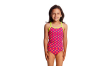 Load image into Gallery viewer, Toddler Girls Tankini &amp; Brief Two Piece Daisy Dots
