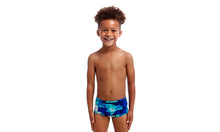 Load image into Gallery viewer, Toddler Boys Printed Trunks Deep Impact
