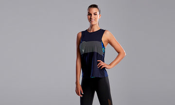 Womens Hank the Tank Top Deep Water