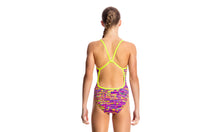 Load image into Gallery viewer, Girls Single Strap One Piece Dotty Dash
