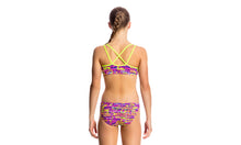 Load image into Gallery viewer, Girls Criss Cross Two Piece Dotty Dash
