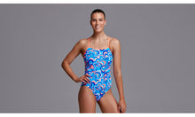 Load image into Gallery viewer, Womens Eco Single Strap One Piece Double Scoop
