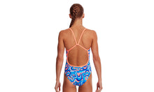 Load image into Gallery viewer, Girls Eco Single Strap One Piece Double Scoop
