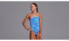 Load image into Gallery viewer, Girls Eco Single Strap One Piece Double Scoop
