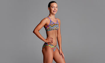 Girls Racerback Two Piece Dripping