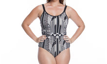 Load image into Gallery viewer, Womens Split Strap One Piece Empire Night
