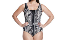 Load image into Gallery viewer, Womens Zip Front One Piece Empire Night
