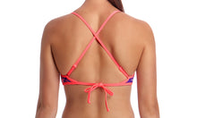 Load image into Gallery viewer, Womens Cross Back Tie Bikini Top Eternal Summer
