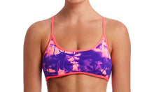 Load image into Gallery viewer, Womens Cross Back Tie Bikini Top Eternal Summer
