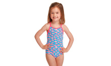 Load image into Gallery viewer, Toddler Girls Printed One Piece Fancy Fish
