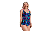 Load image into Gallery viewer, Womens Zip Front One Piece Feather Duster
