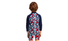 Load image into Gallery viewer, Toddler Boys Go Jump Suit Feeding Frenzy
